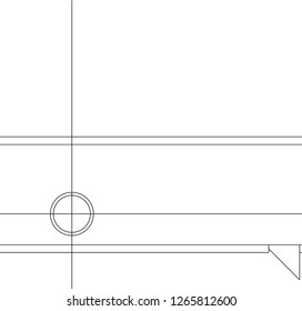 Abstract architectural drawings