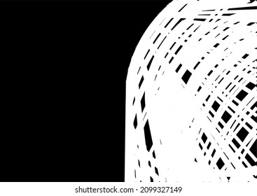 Abstract architectural linear vector drawing