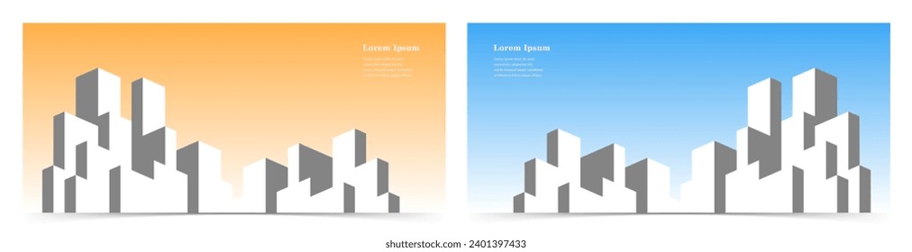 abstract architectural lines, geometric buildings texture background, technological construction set, architecture concept