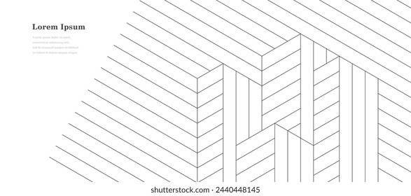 líneas arquitectónicas abstractas, edificios geométricos textura de fondo, construcción tecnológica, concepto de arquitectura
