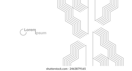 abstract architectural lines. geometric buildings texture background. technological construction. architecture concept.