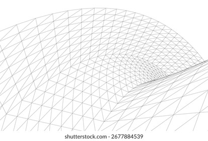 Dibujo arquitectónico Abstractas de la forma 3D