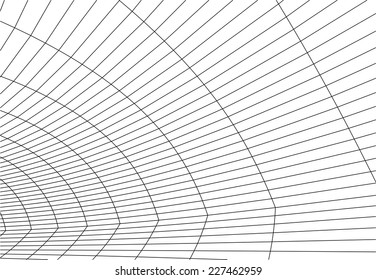 abstract architectural shape vector