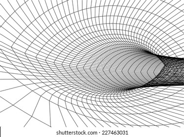 abstract architectural shape vector