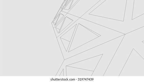 abstract architectural structure