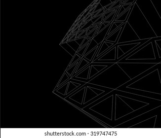 abstract architectural structure