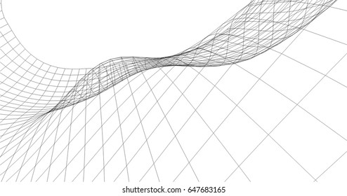 abstract architectural structure