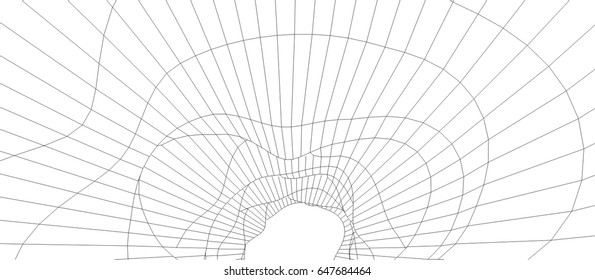 abstract architectural structure