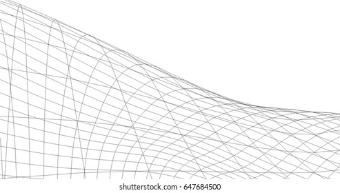 abstract architectural structure