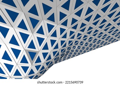 estructura arquitectónica abstracta fondo 3d