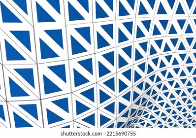 abstract architectural structure 3d background