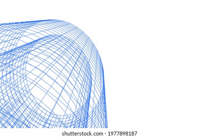  Abstract architectural wallpaper, digital background