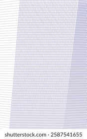 Abstract Architectural Wireframe: Geometric Cityscape with Minimalist Perspective