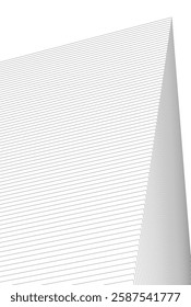 Abstract Architectural Wireframe: Geometric Cityscape with Minimalist Perspective