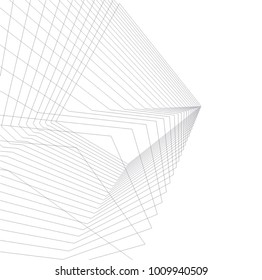 abstract architecture 3d