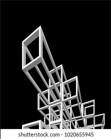 abstract architecture 3d
