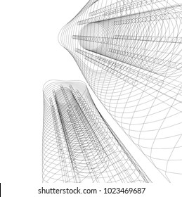 abstract architecture 3d 