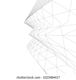 abstract architecture 3d  