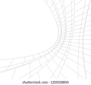 abstract architecture 3d