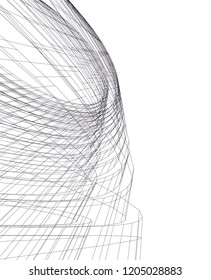 abstract architecture 3d