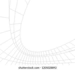 abstract architecture 3d