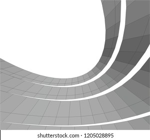 abstract architecture 3d