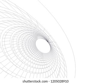 abstract architecture 3d