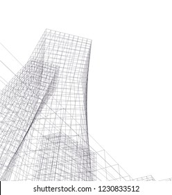 abstract architecture 3d 