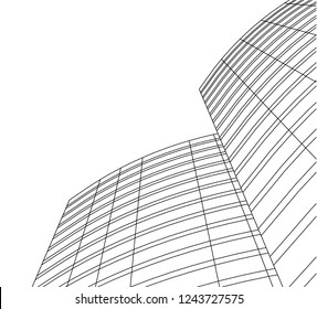 abstract architecture 3d
