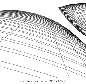 abstract architecture 3d