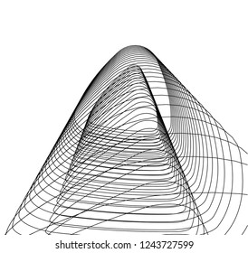 abstract architecture 3d