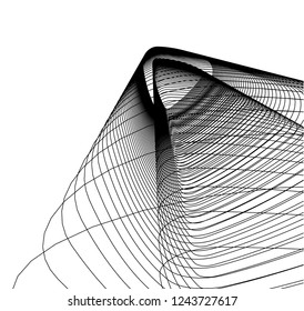 abstract architecture 3d