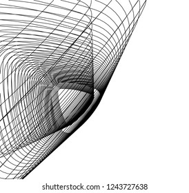 abstract architecture 3d