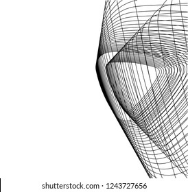 abstract architecture 3d