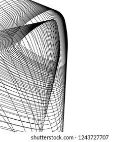abstract architecture 3d