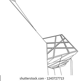 abstract architecture 3d