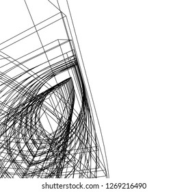 abstract architecture 3d 