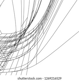 abstract architecture 3d 