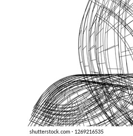 abstract architecture 3d 