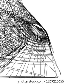 abstract architecture 3d 