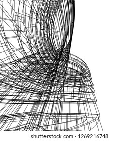abstract architecture 3d 