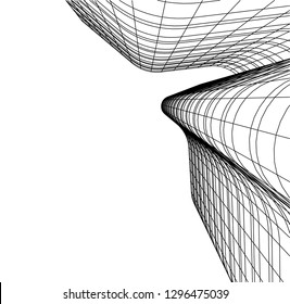 abstract architecture 3d 