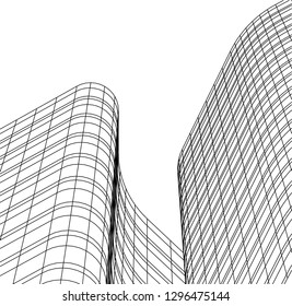 abstract architecture 3d 