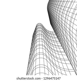 abstract architecture 3d 