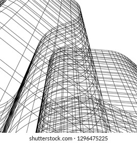 abstract architecture 3d 