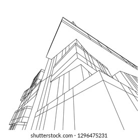 abstract architecture 3d 