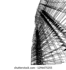 abstract architecture 3d 