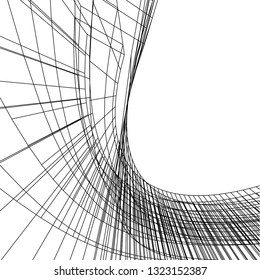 abstract architecture 3d