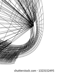 abstract architecture 3d
