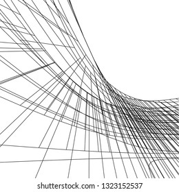 abstract architecture 3d